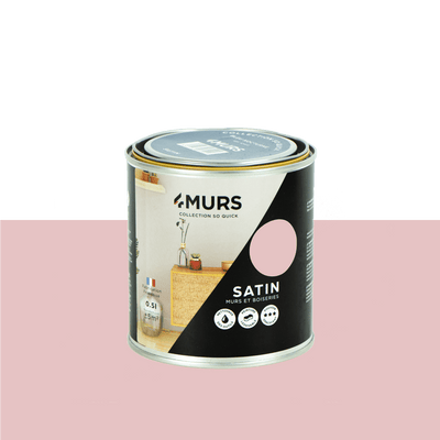 SO QUICK Peinture So quick Bouton de rose Satiné 0,5L