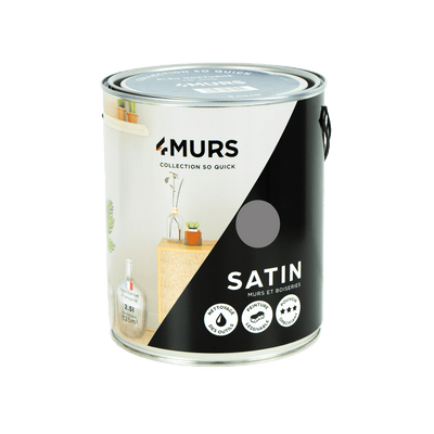 SO QUICK Peinture So quick Tempête Satiné 2,5L