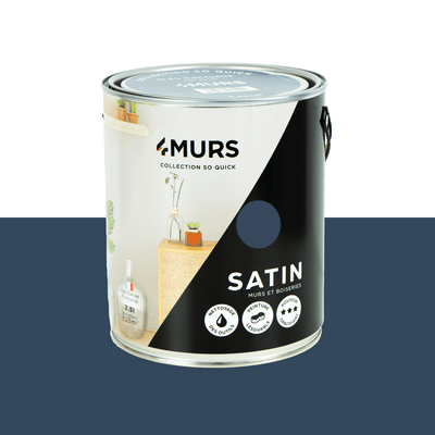 SO QUICK Peinture So quick Bleu nocturne Satiné 2,5L