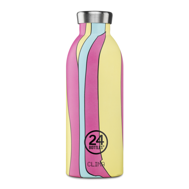 24 Bottles Thermos CLIMA Alice coloris Jaune, Rose, Bleu