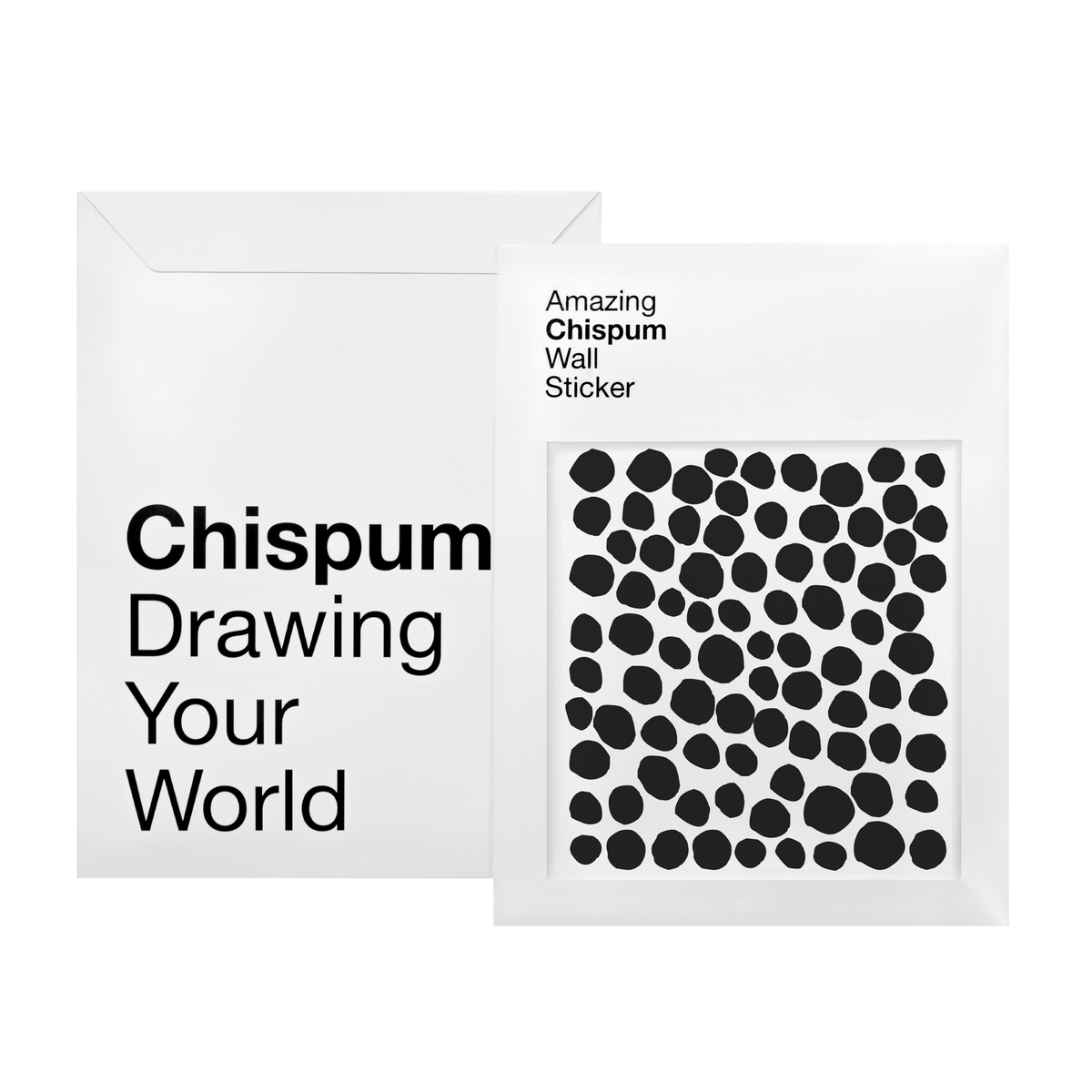 Sticker Polka dots Noir