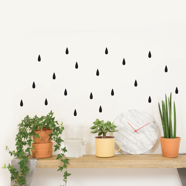 Sticker DROPS coloris noir