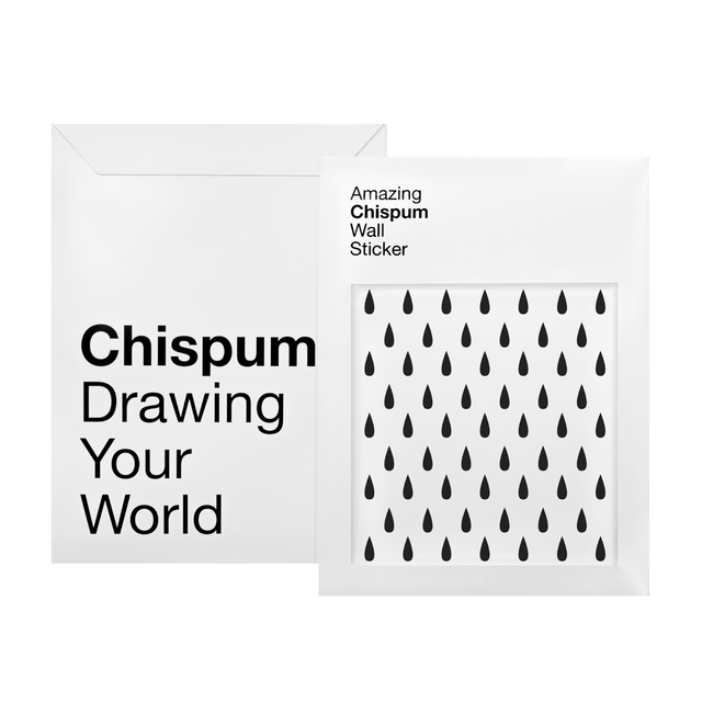 Sticker DROPS coloris noir