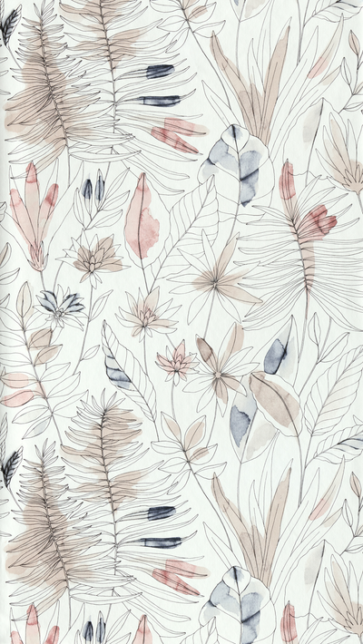Papier peint intissé Flavigny Lin