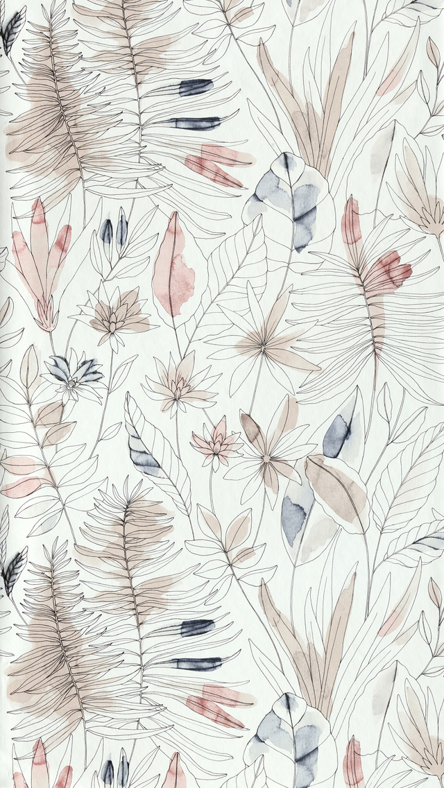 Papier peint intissé FLAVIGNY coloris lin