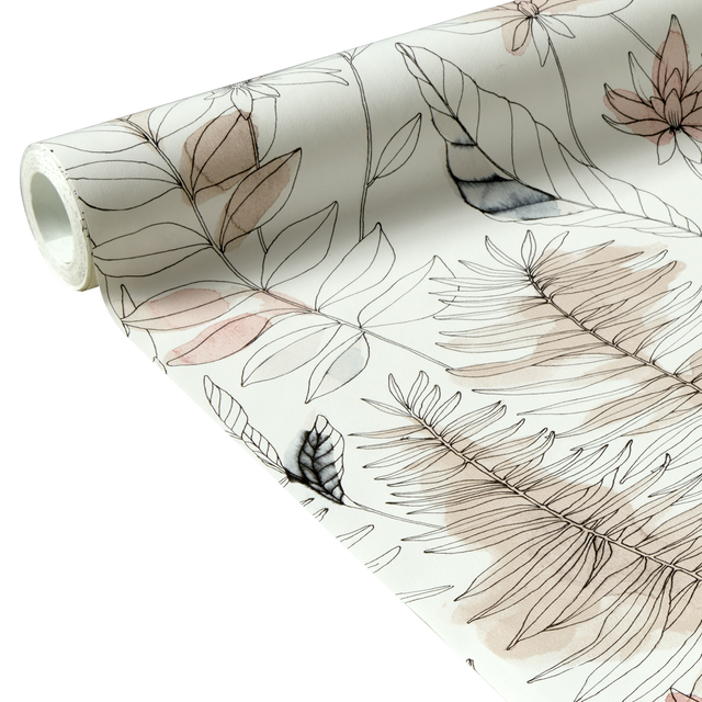 Papier peint intissé FLAVIGNY coloris lin