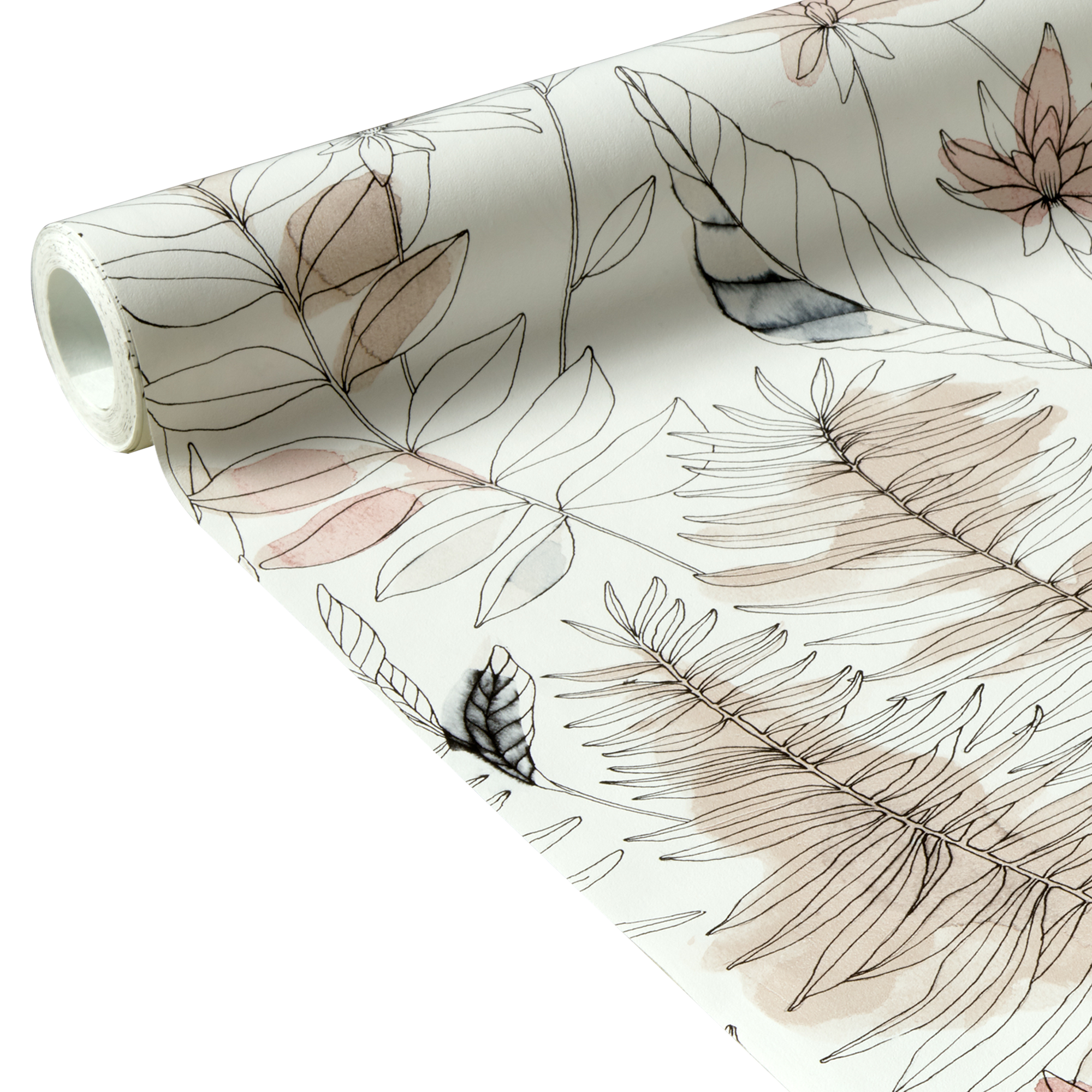 Papier peint intissé FLAVIGNY coloris lin