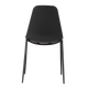 4MURS Chaise Teha Noir 1 place