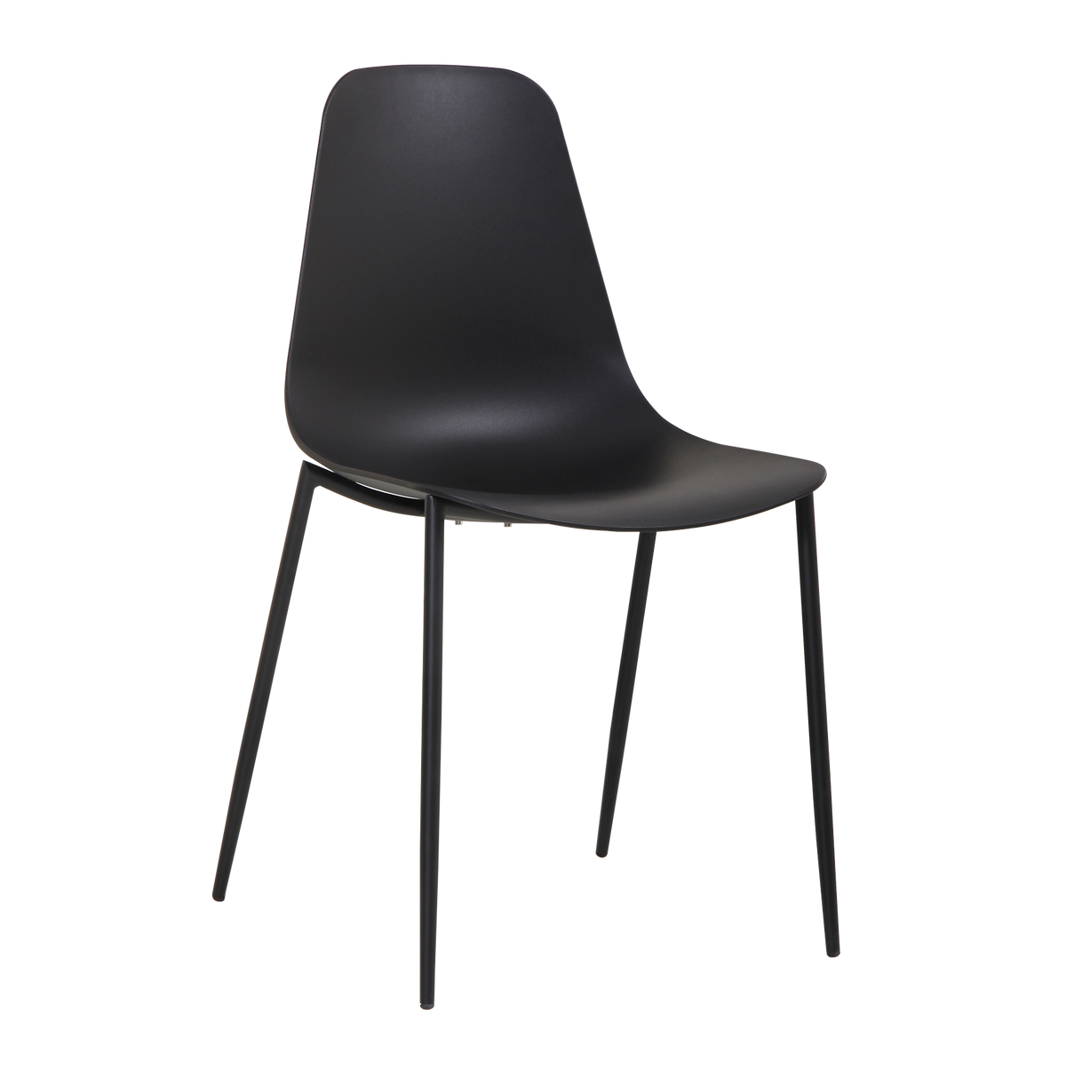 4MURS Chaise Teha Noir 1 place