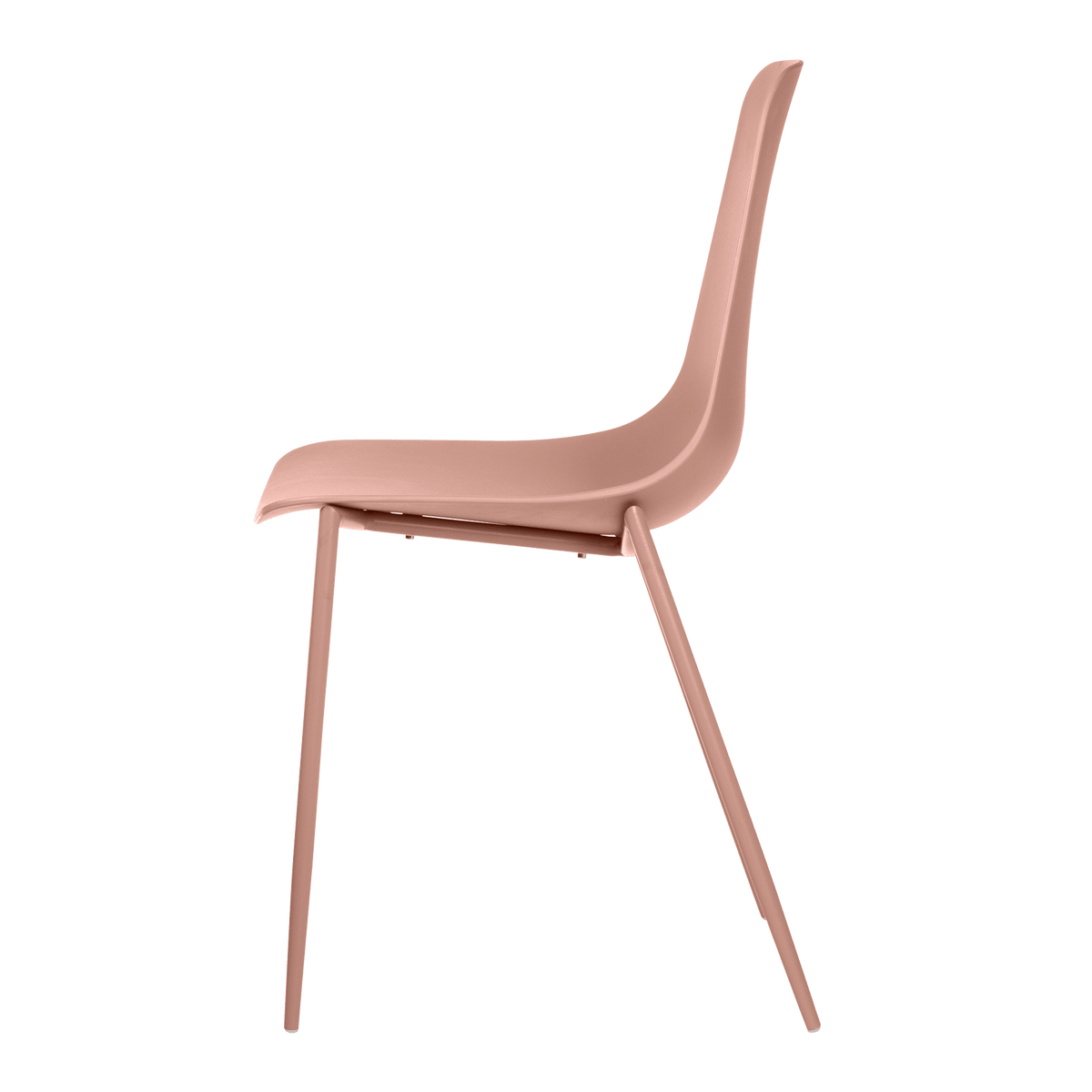 4MURS Chaise Teha Rose poudré 1 place