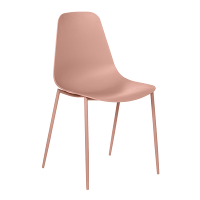 4MURS Chaise Teha Rose poudré 1 place