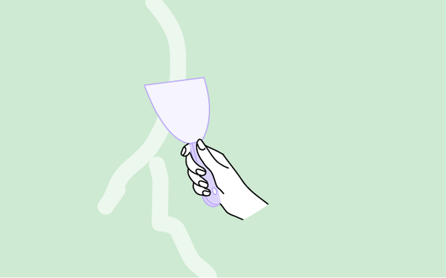 Dessin d'une main tenant une spatule pour lisser de l'enduit sur un mur fissuré