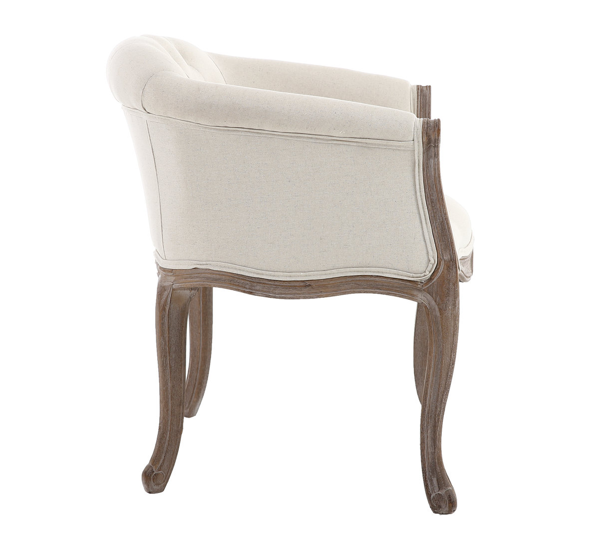 4MURS Fauteuil crapaud Alphonse Blanc cassé 1 place