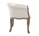 4MURS Fauteuil crapaud Alphonse Blanc cassé 1 place