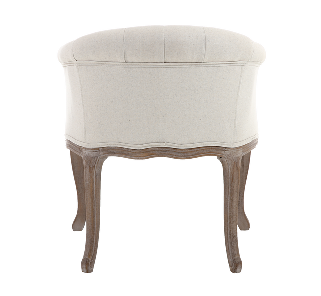 4MURS Fauteuil crapaud ALPHONSE coloris blanc cassé