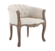4MURS Fauteuil crapaud Alphonse Blanc cassé 1 place