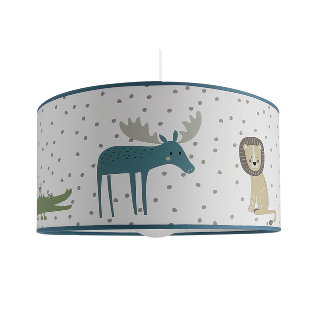 Suspension ANIMALS ON THE PLANET multicolore 19 x 39 cm