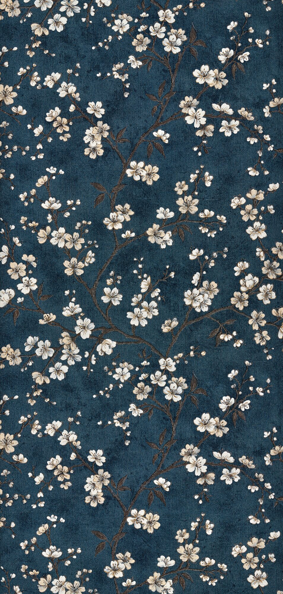 Papier peint intissé Florentine blossom Bluestone