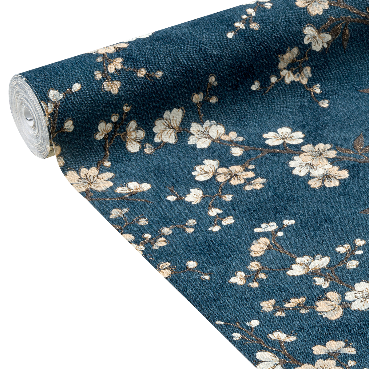 Papier peint intissé Florentine blossom Bluestone