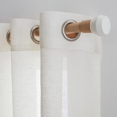 Barre à rideau Jura Naturel Mat