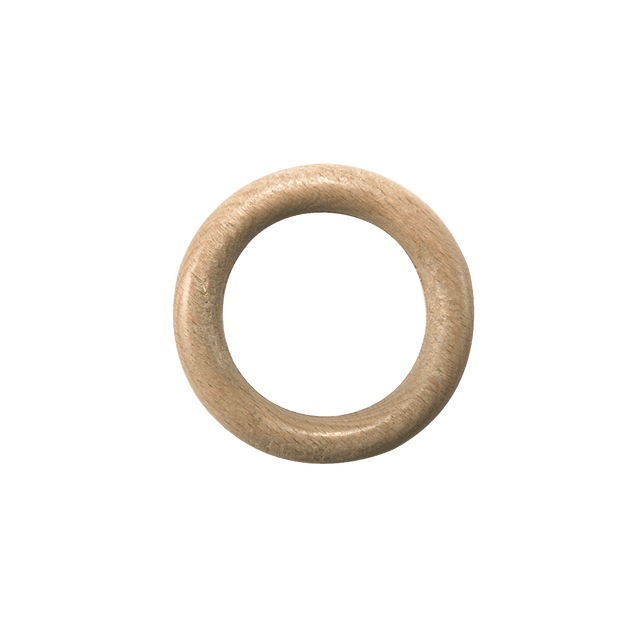 Anneaux JURA coloris naturel diamètre barre 2,8 cm