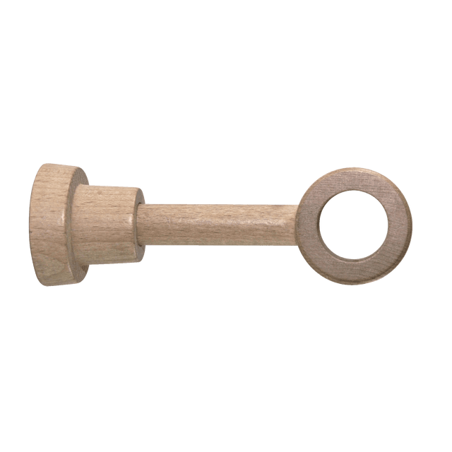 Support barre à rideau JURA naturel 2,8 cm 13,5 cm