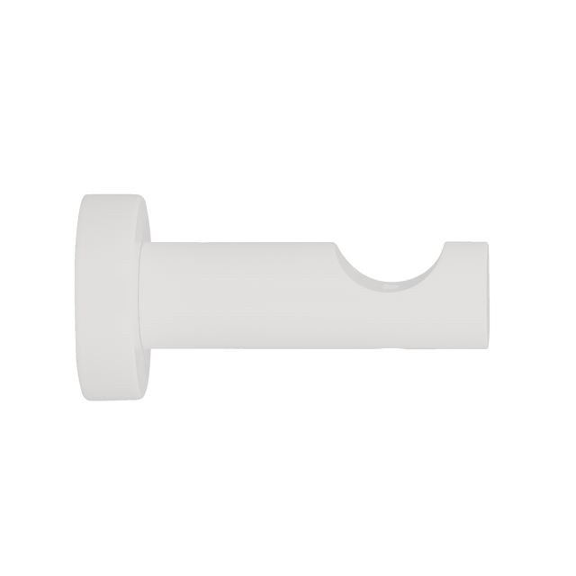 Support barre à rideau JURA blanc 2,8 cm 8 cm