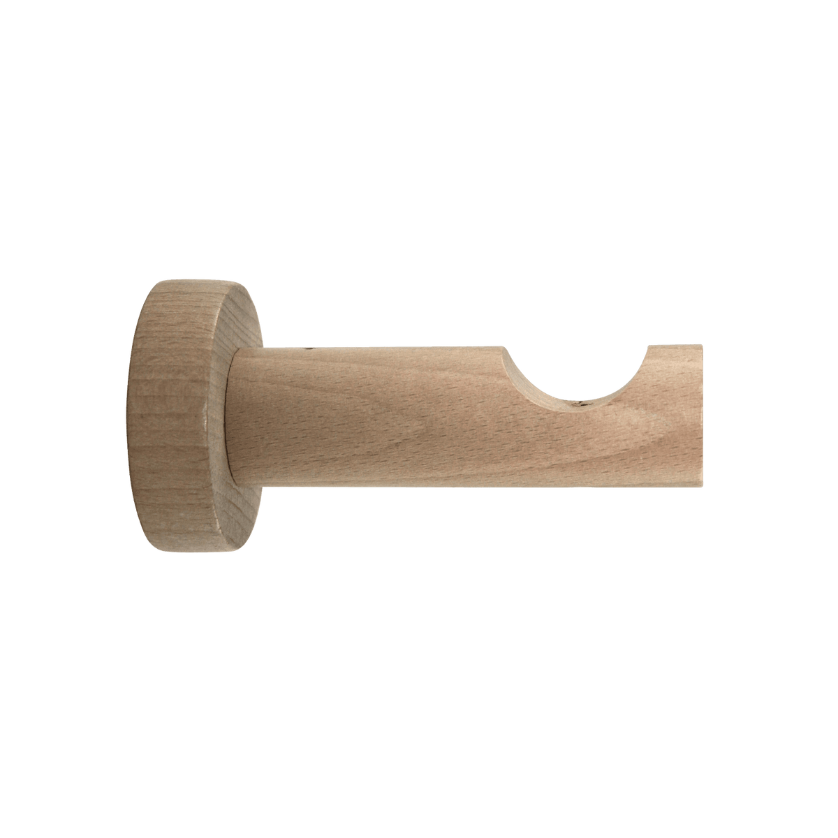 Support barre à rideau Jura Naturel Mat