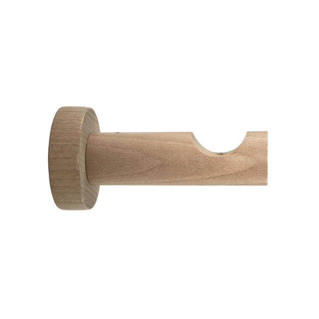 Support barre à rideau JURA naturel 2,8 cm 8 cm