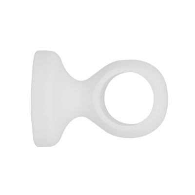 Support barre à rideau Jura Blanc Mat