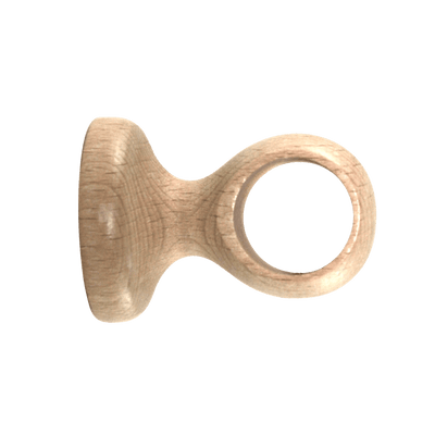 Support barre à rideau Jura Naturel Mat