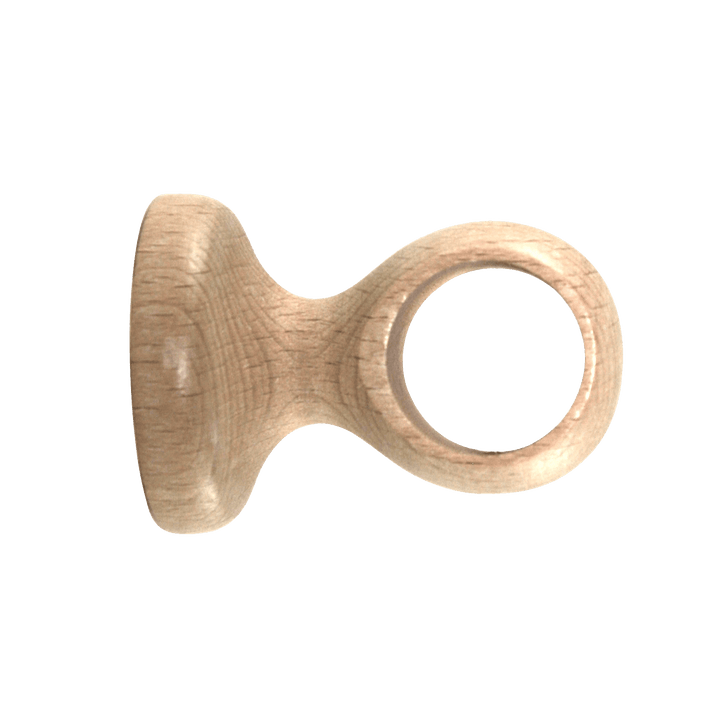 Support barre à rideau Jura Naturel Mat