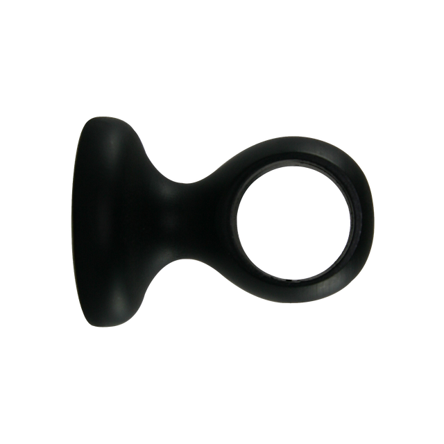 Support barre à rideau JURA noir diamètre barre 2,8 cm 5 cm