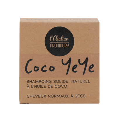 AROMAURY Shampoing Coco yeye Blanc Noix de coco 60G