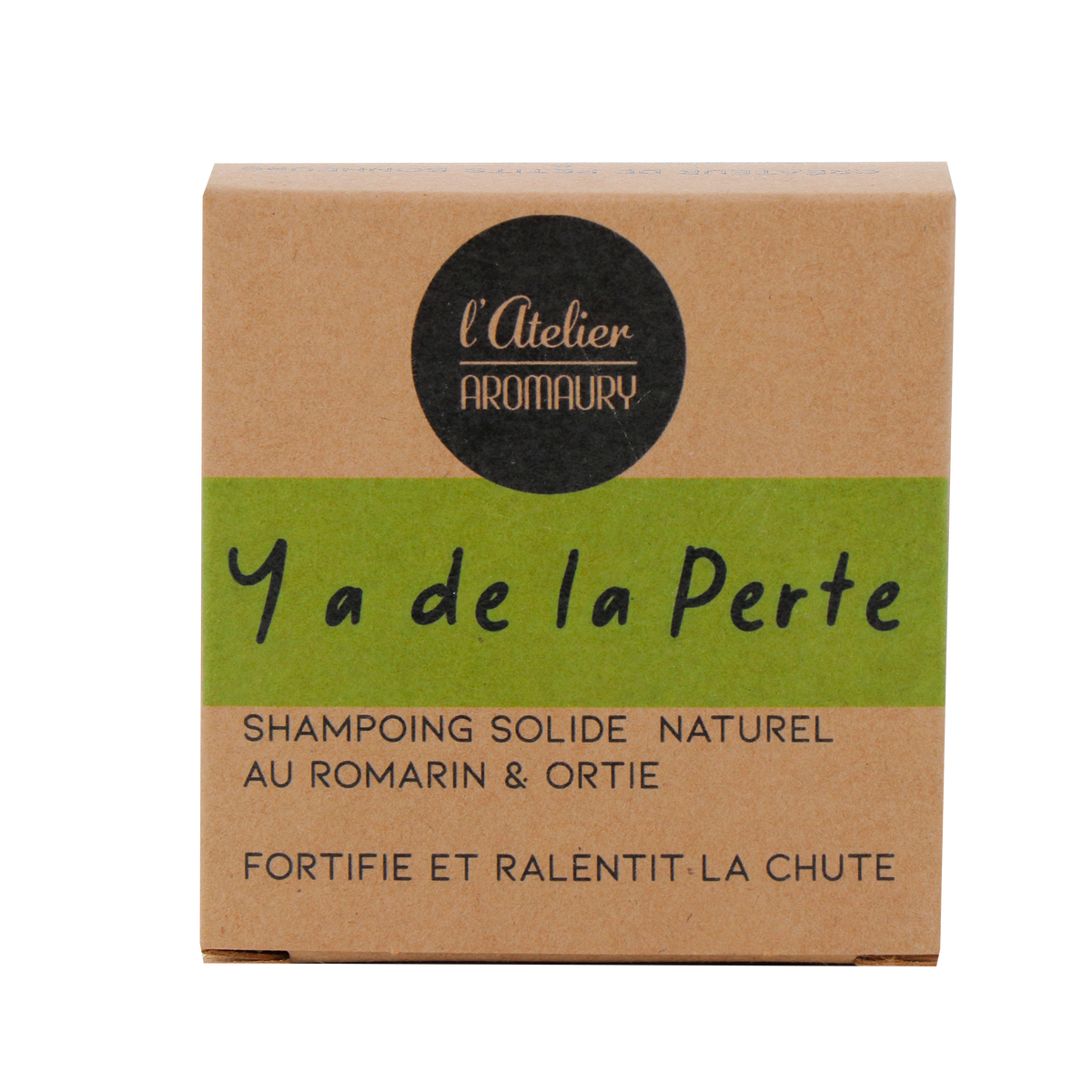AROMAURY Shampoing Y a de la perte Vert Romarin 60G