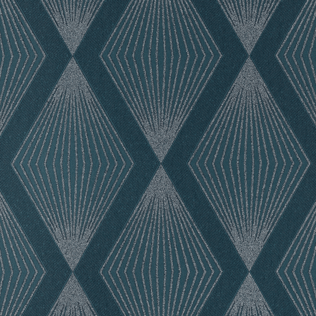 Papier peint intissé LUXURY coloris bleu nuit