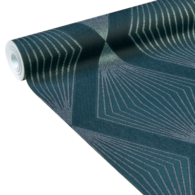 Papier peint intissé Luxury Bleu nuit