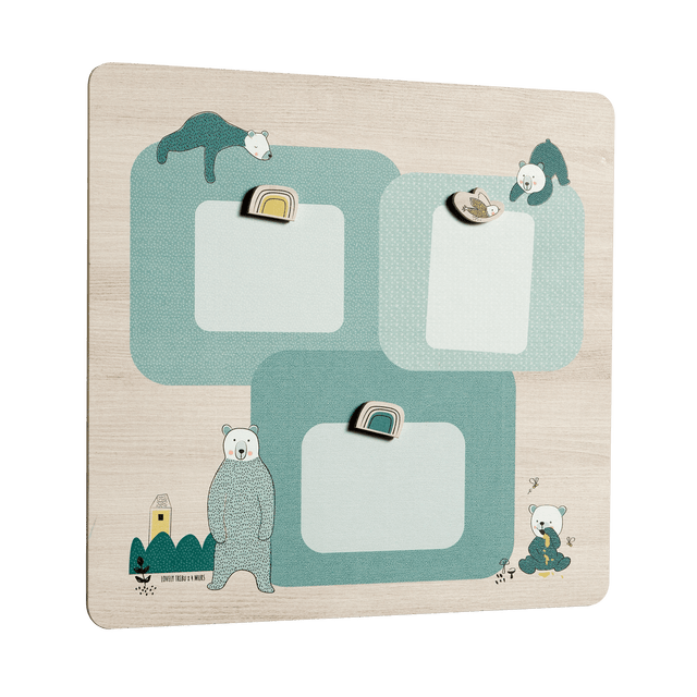 Lovely Tribu Pêle-mêle WILD BEAR 40 x 40 cm