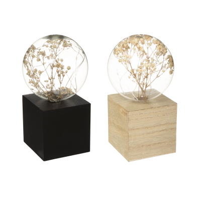 Objet lumineux Floria light Brun