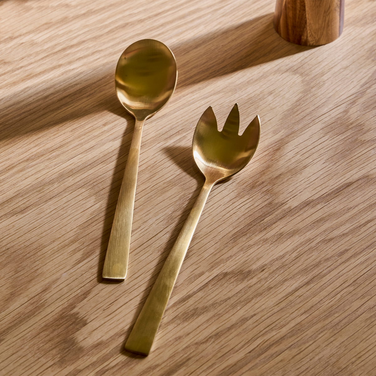 Couverts à salade Gold salad Or