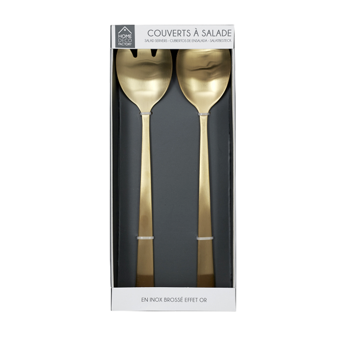 Couverts à salade Gold salad Or