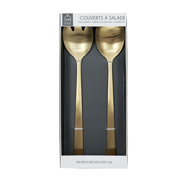 Couverts à salade GOLD SALAD