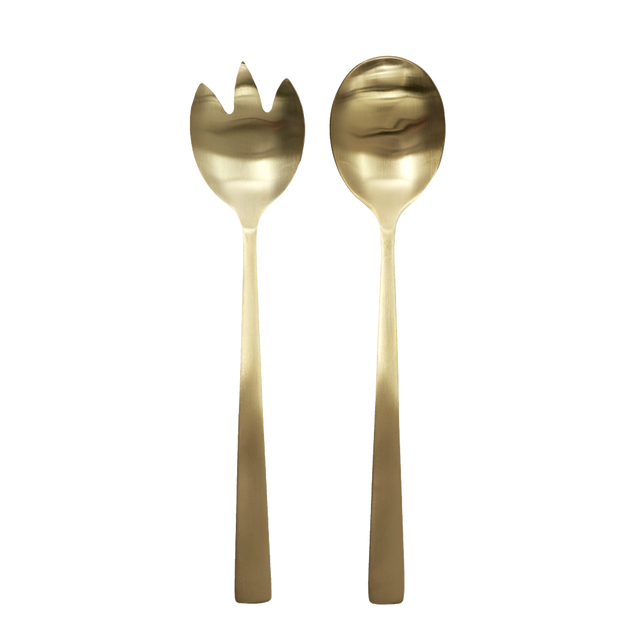 Couverts à salade GOLD SALAD