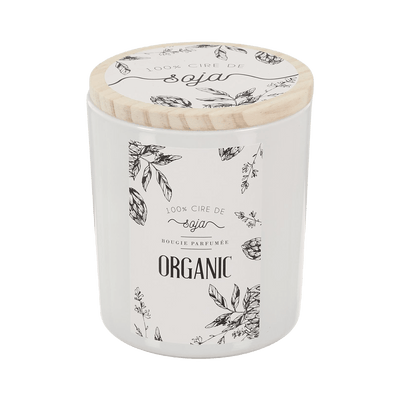 Bougie parfumée Soja wood Blanc