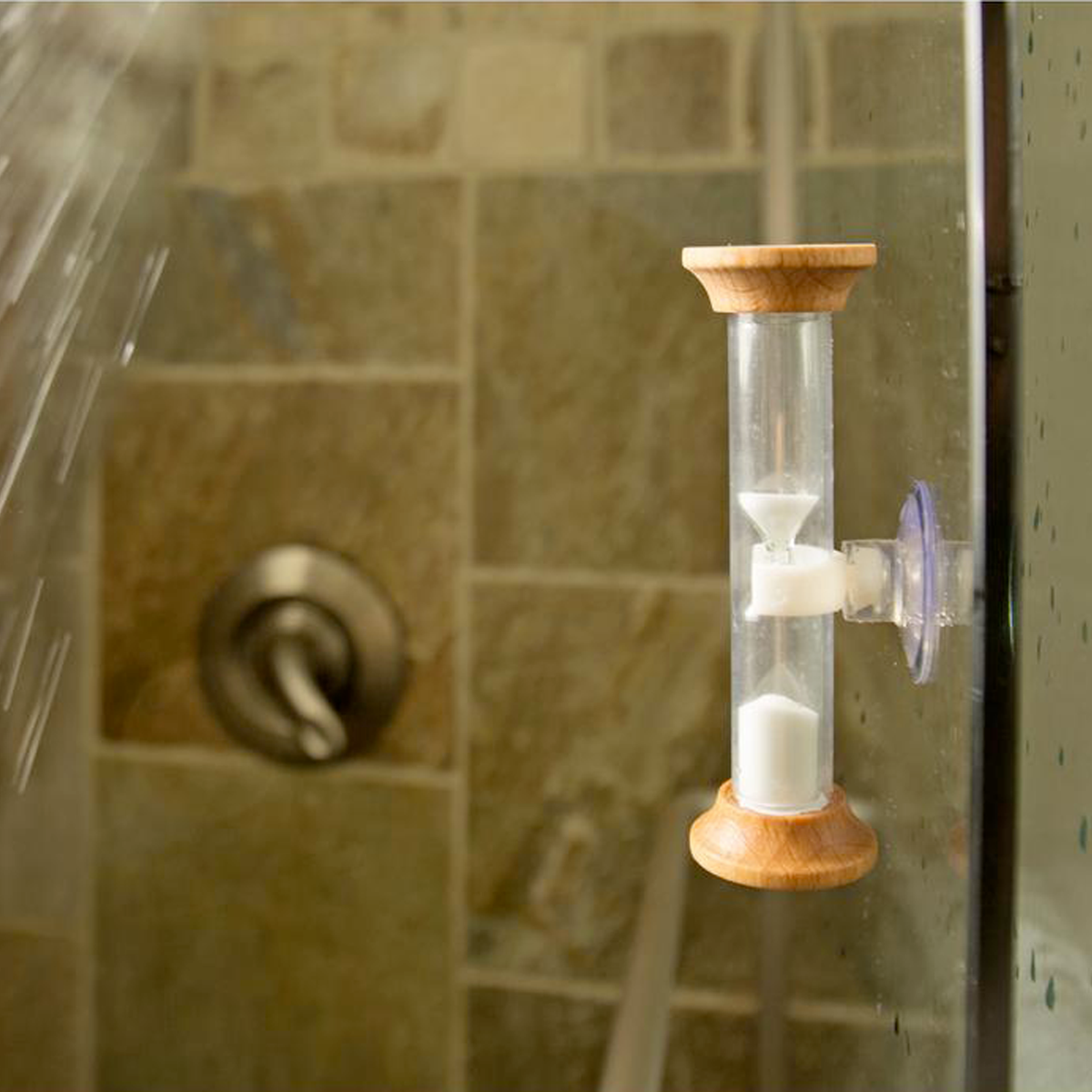KIKKERLAND Accessoire de toilette Shower timer Blanc