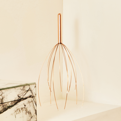 KIKKERLAND Outils de massage Zen head Cuivre