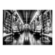Tableau en verre Underground Noir