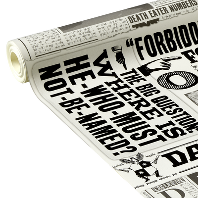 Papier peint intissé Harry potter la gazette du sorcier Noir