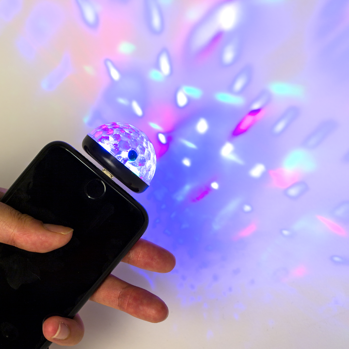 KIKKERLAND Prise Lampe disco iphone noir Noir