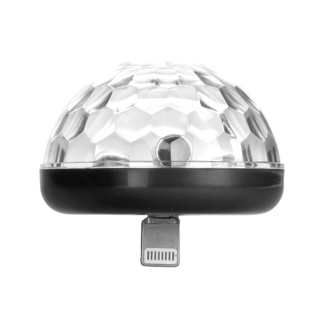 Kikkerland Prise LAMPE DISCO IPHONE NOIR coloris noir